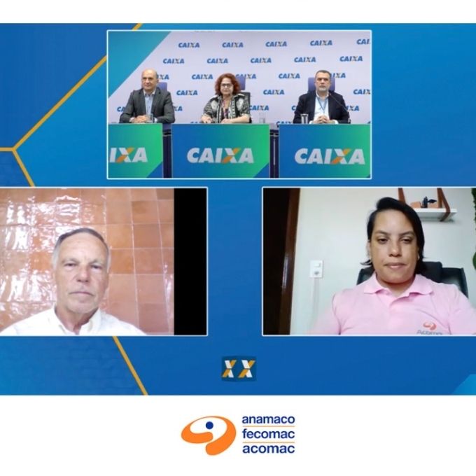 ANAMACO e Caixa apresentam convênio e benefícios em live para lojistas do MatCon