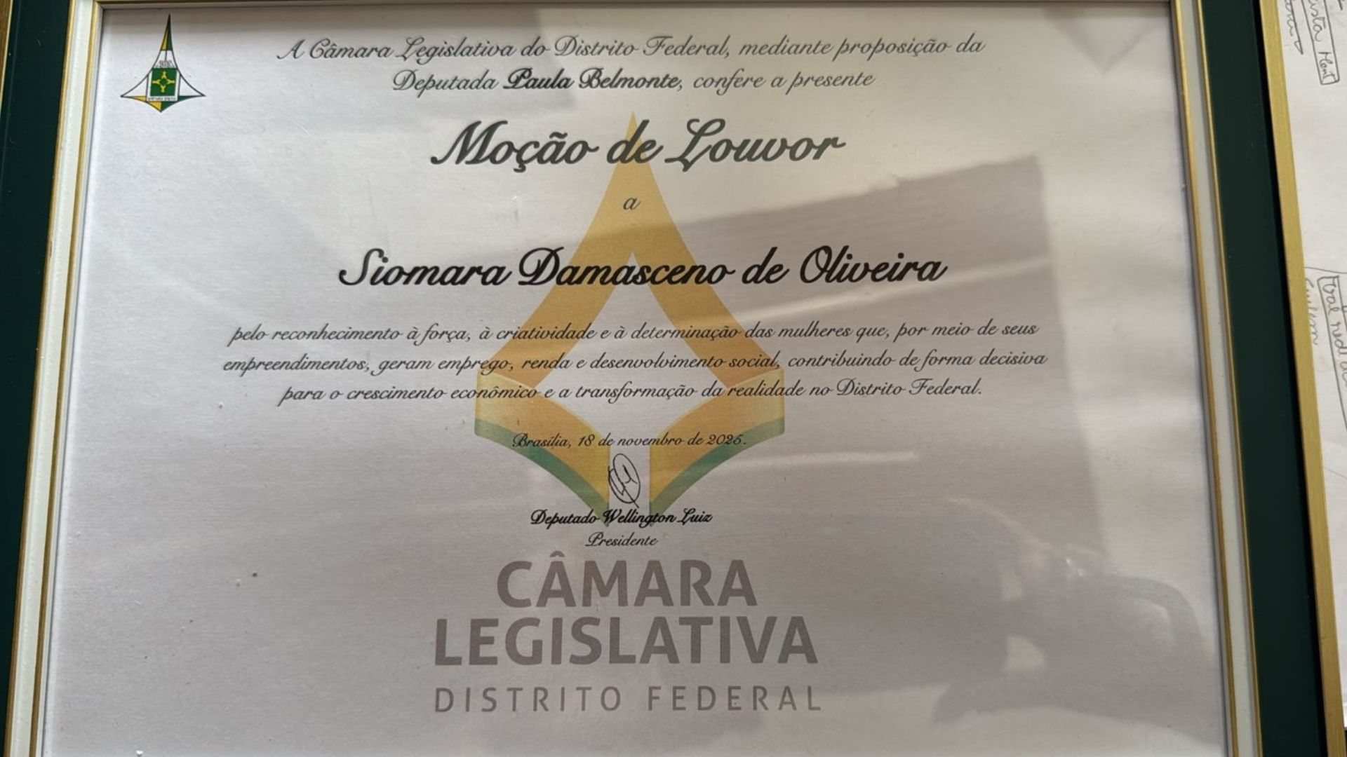 Moção de Louvor - Siomara Damasceno